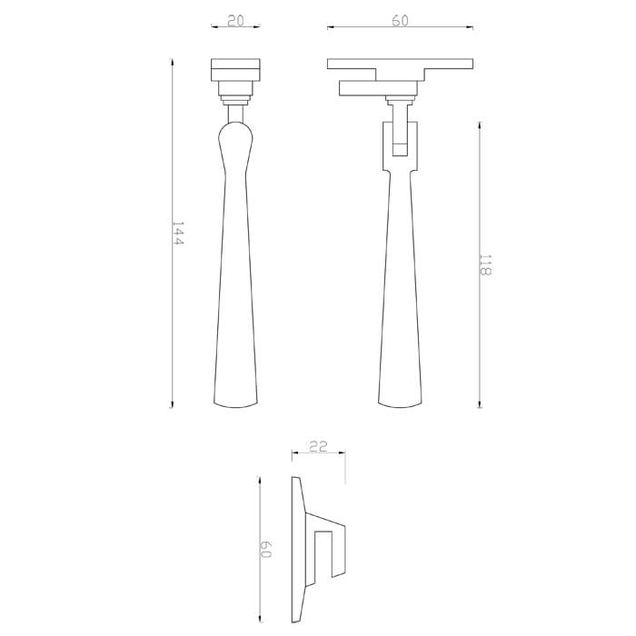 Carlisle Brass Serozzetta Round Bar Window Casement Fastener