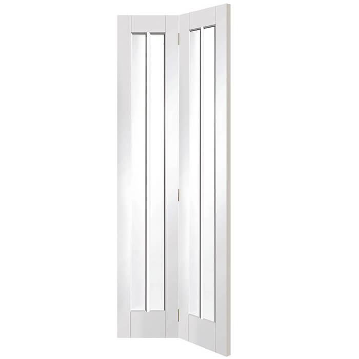 XL Joinery Worcester White Primed 4-Lites Internal Bi-Fold Glazed Door