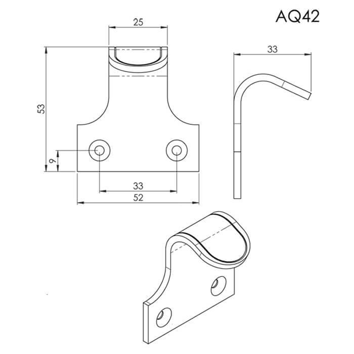 Carlisle Brass Architectural Sash Lift Handle