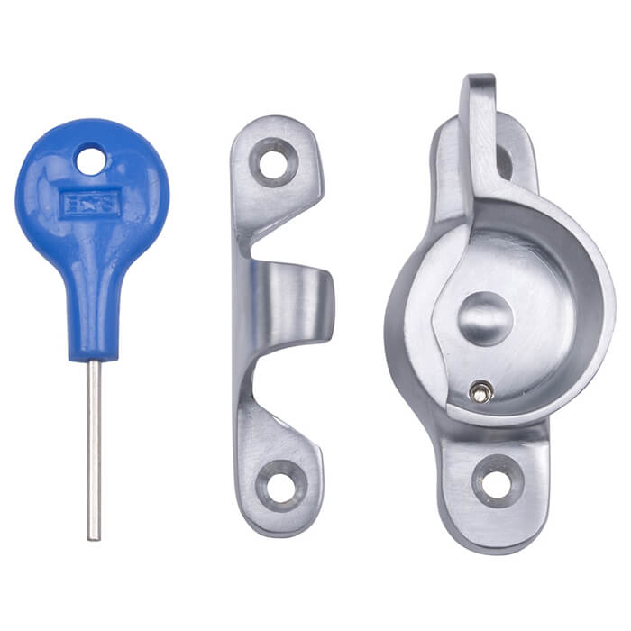 Carlisle Brass Locking Fitch Pattern Sash Window Fastener