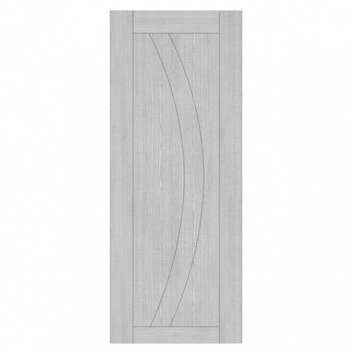 Deanta Ravello Pre-Finished Light Grey Ash 3-Panels Internal Door