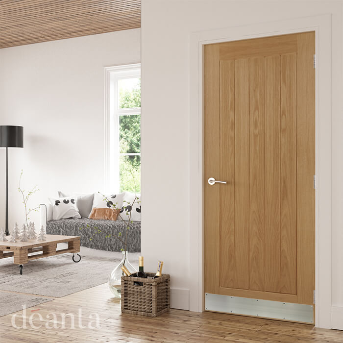 Deanta Door Kick Plate Satin Stainless Steel