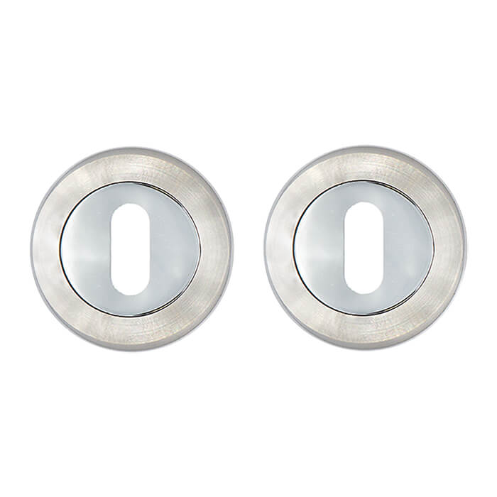 Deanta Round Escutcheon Pair