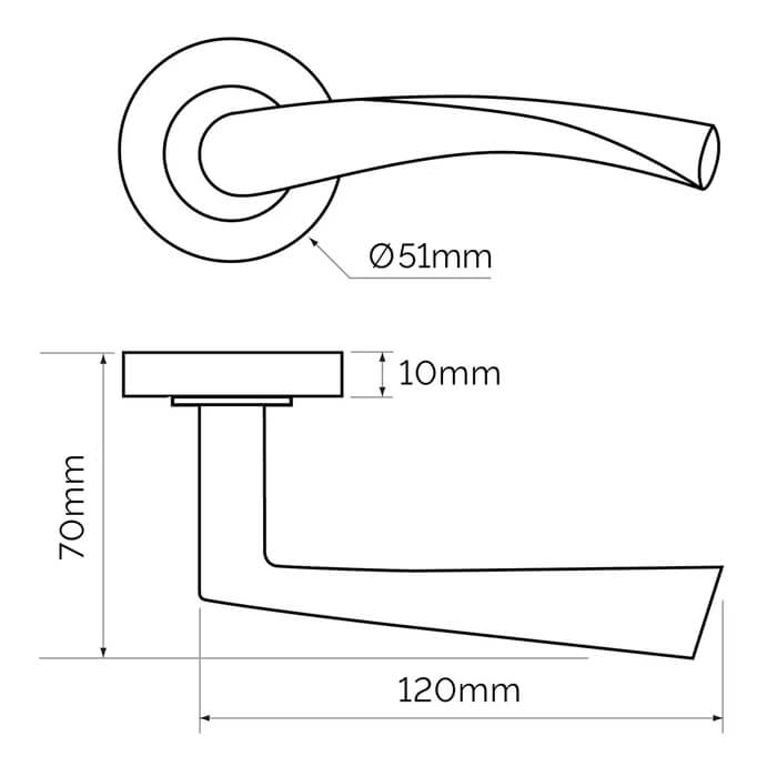 JB Kind Boston Door Handle Latch Pack