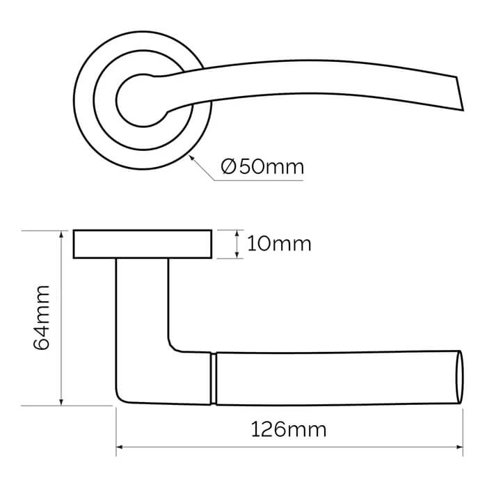 JB Kind Dallas Door Handle Latch Pack