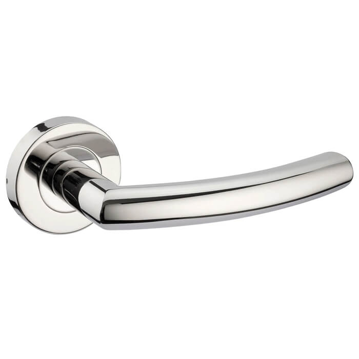 JB Kind Raven Polished Stainless-Steel Door Handle Latch Pack