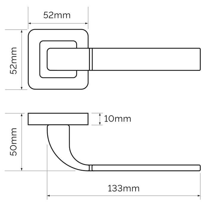 JB Kind Houston Door Handle Latch Pack