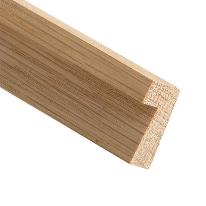 Cheshire Mouldings Oak Firecheck Hockey Stick Glass Bead - Bundle Of 10 - 26mm x 2400mm