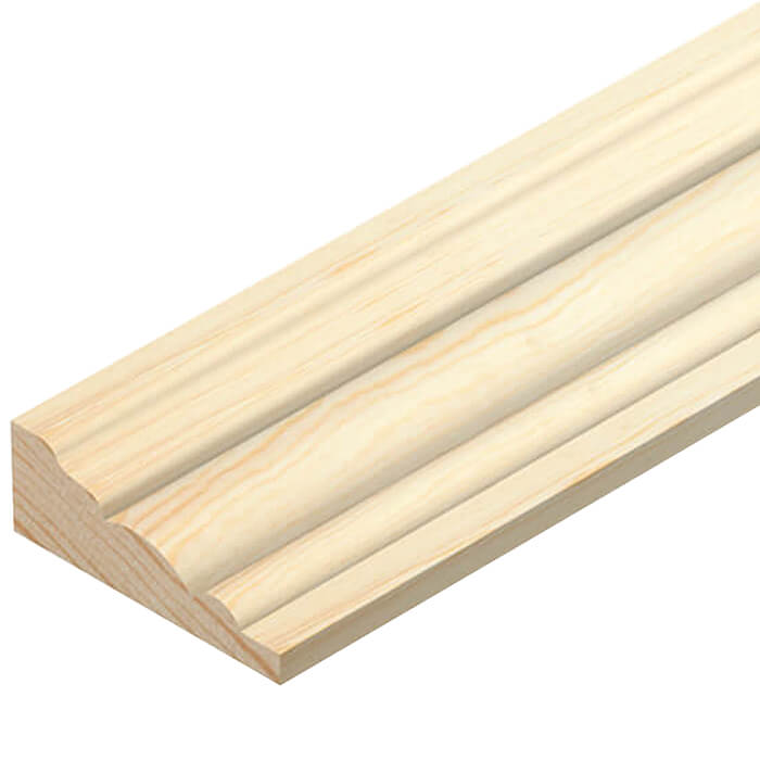 Cheshire Mouldings Pine Decorative Barrel Mould - Bundle Of 30 - 2400mm Length