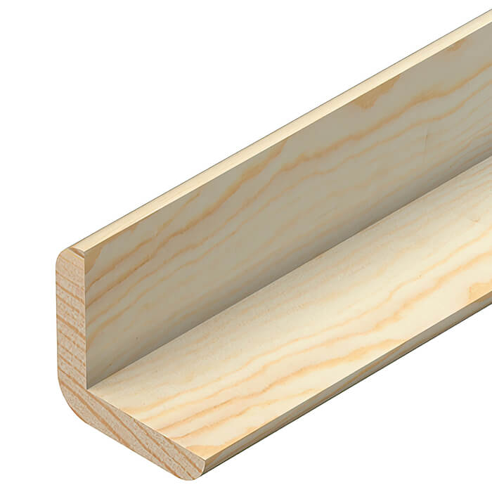Cheshire Mouldings Cushion Corner Pine Angle - Bundle Of 30 - 2400mm Length