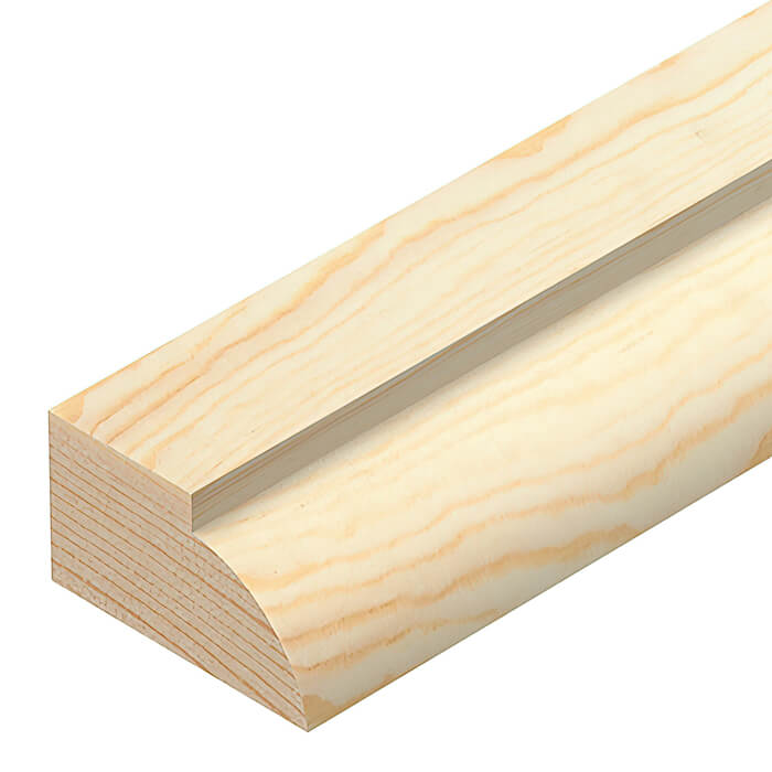 Cheshire Mouldings Pine Door Stop - Bundle Of 30 - 2400mm Length