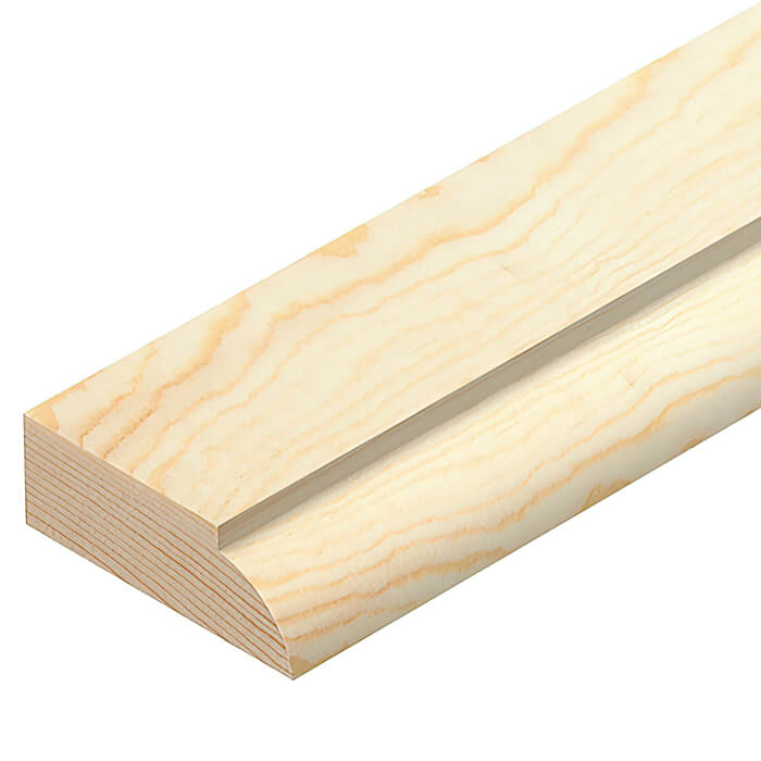 Cheshire Mouldings Pine Door Stop - Bundle Of 30 - 2400mm Length