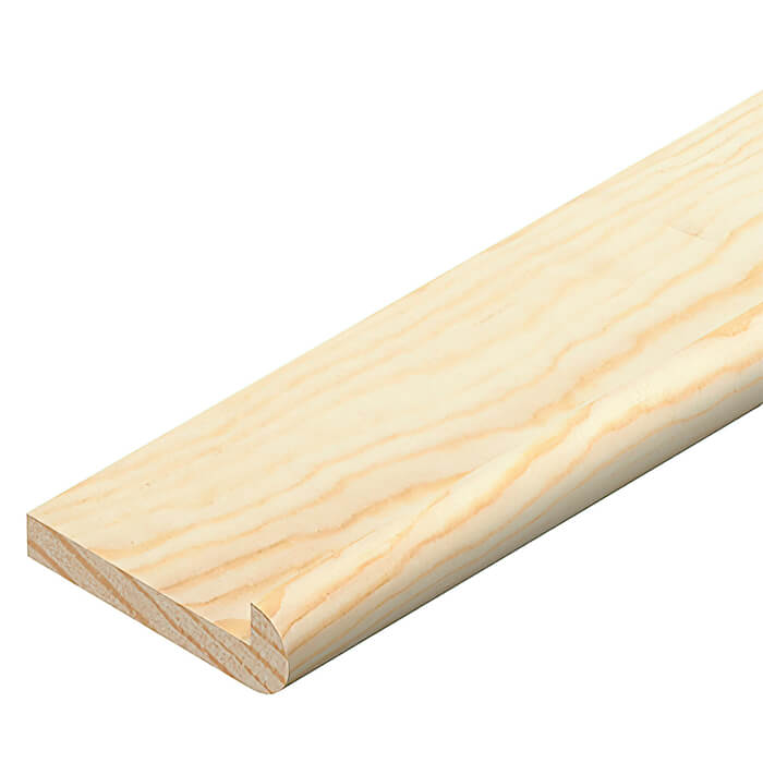 Cheshire Mouldings Pine Hockey Stick Cover - Bundle Of 30 - 2400mm Length