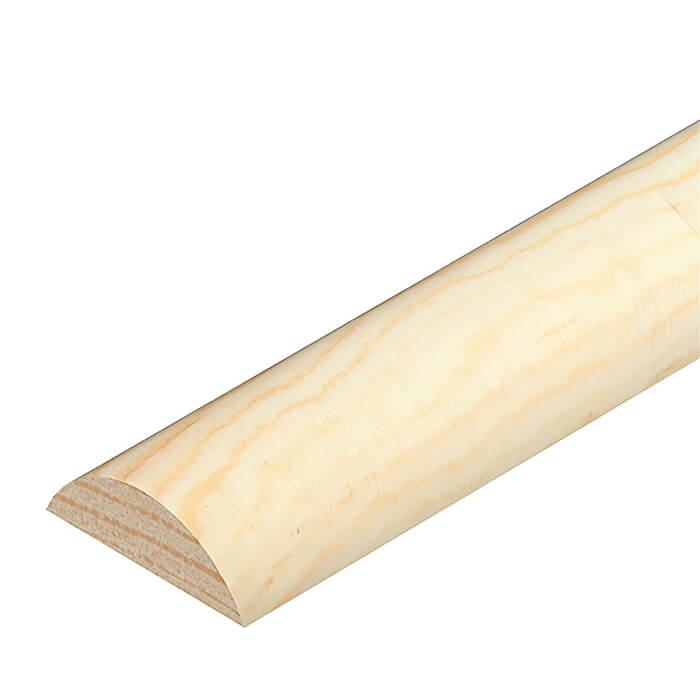 Cheshire Mouldings Pine Half Round Covers - Bundle Of 30 - 2400mm Length