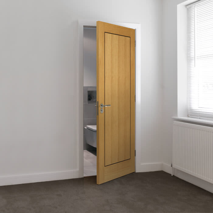 JB Kind Clementine Pre-Finished Oak 1-Panel Internal Door