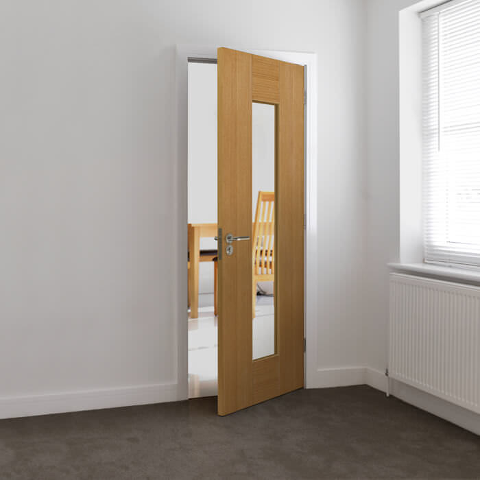 JB Kind Axis Pre-Finished Oak 1-Lite Internal Glazed Door