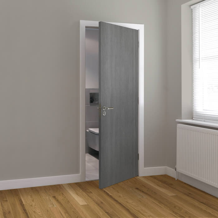 JB Kind Pintado Pre-Finished Mid Grey Internal Flush Door