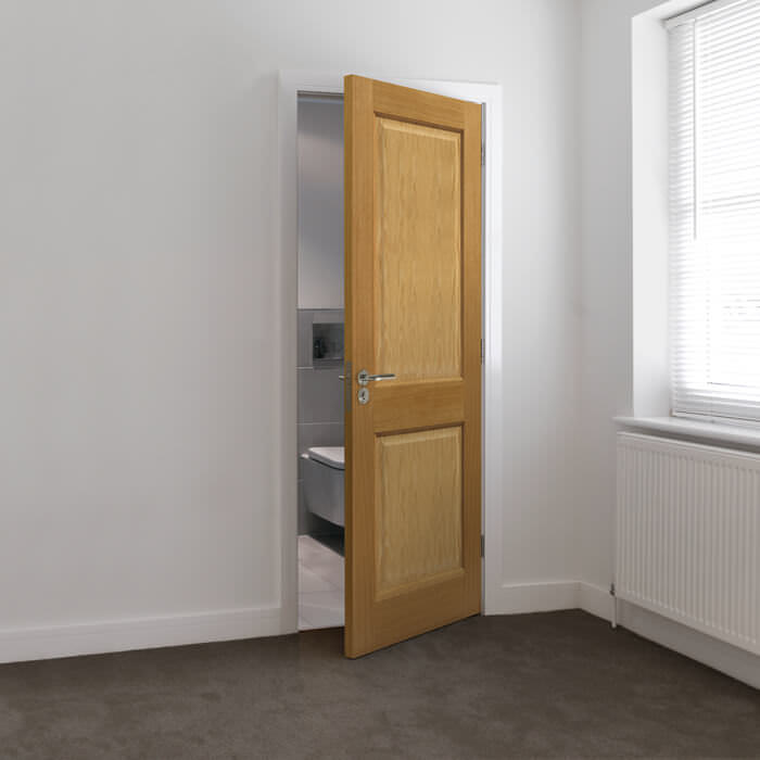 JB Kind Charnwood Pre-Finished Oak 2-Panels Internal Door