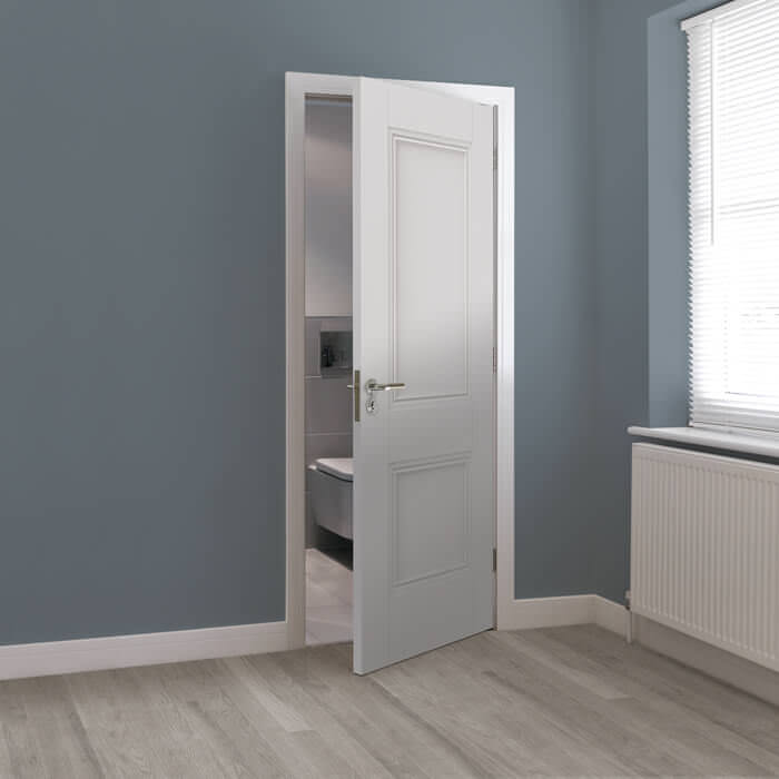 JB Kind Hardwick White Primed 2-Panels Internal Door