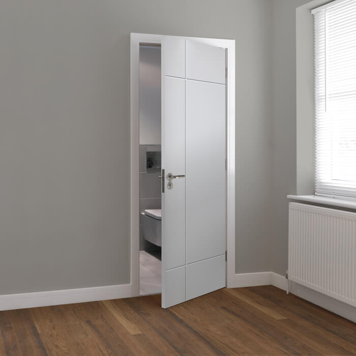 JB Kind Lyric White Primed Internal Flush Fire Door