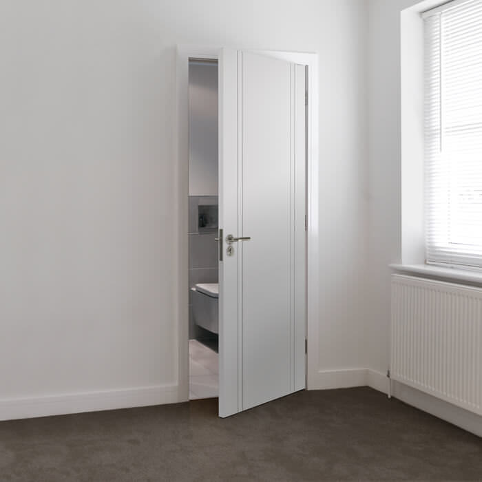 JB Kind Novello White Primed Internal Flush Door