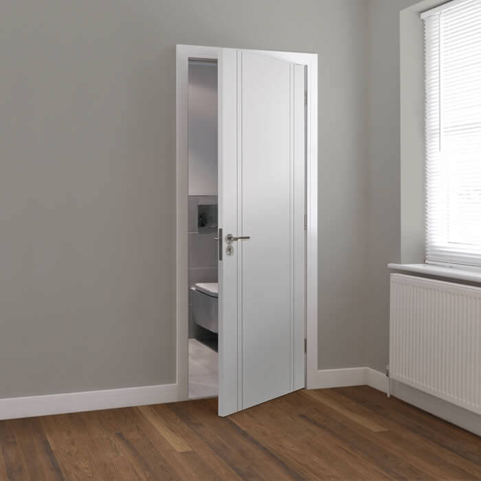 JB Kind Novello White Primed Internal Flush Door