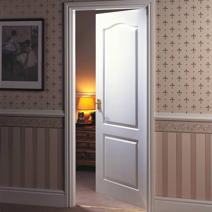 JB Kind Classique White Primed 2-Panels Internal Door