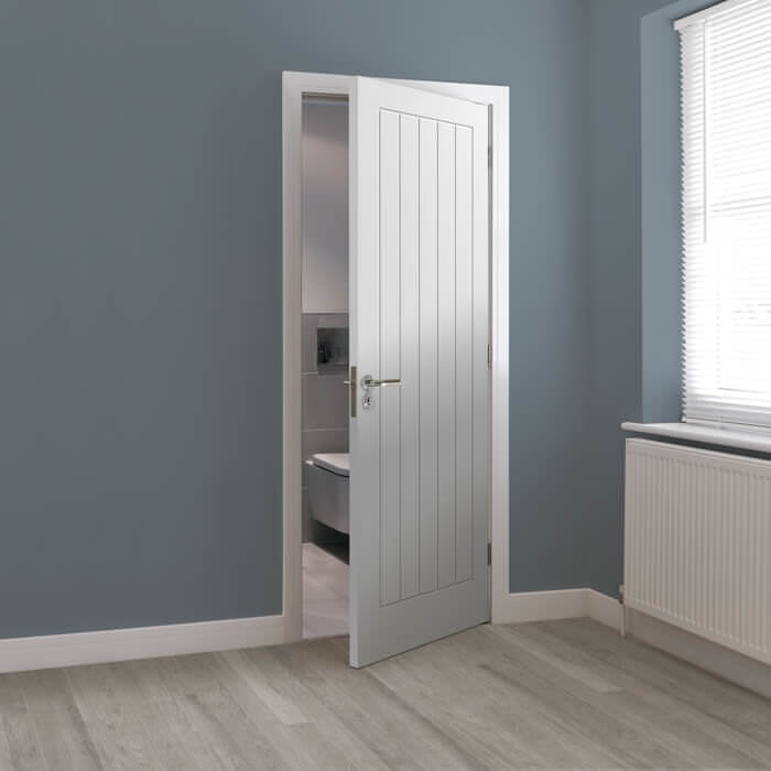 JB Kind Cottage White Primed 1-Panel Internal Door