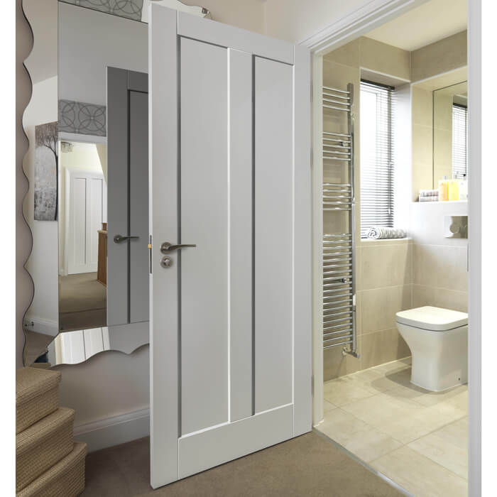 JB Kind Barbados Internal Door with 2 Panel - White Primed