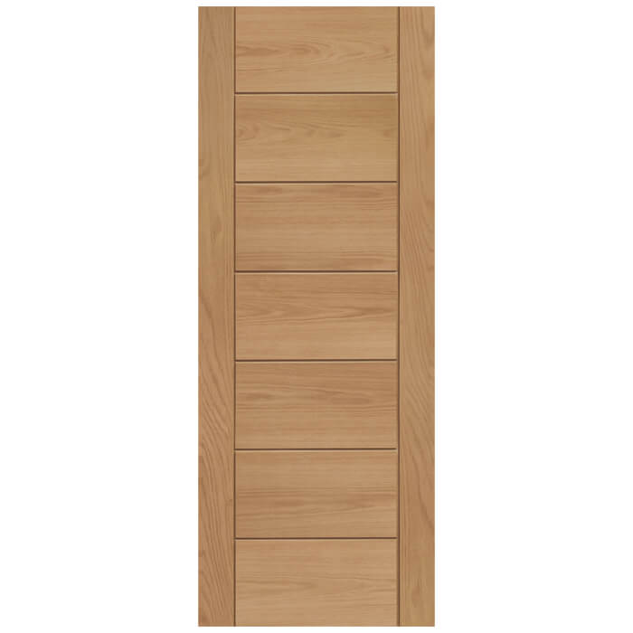 XL Joinery Palermo Essential Pre-Finished Oak 7-Panels Internal Door