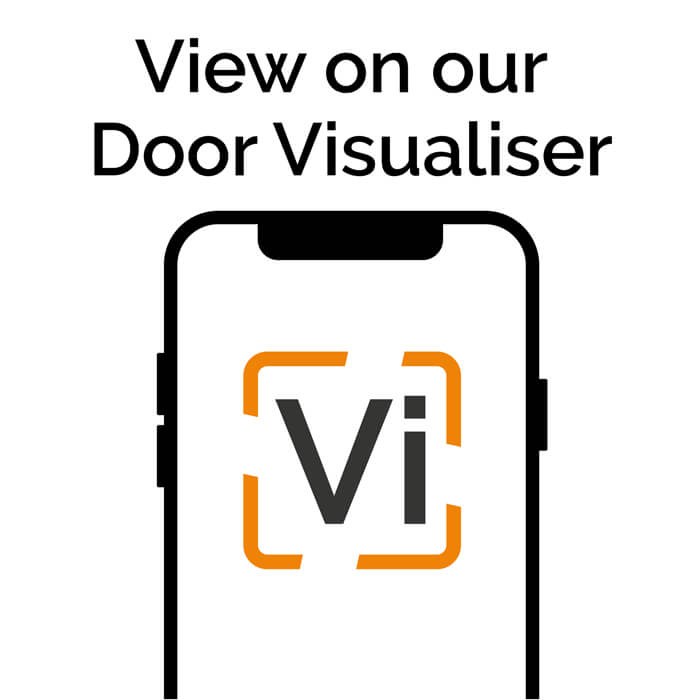 JB Kind Axis White Primed 1-Lite Internal Glazed Door