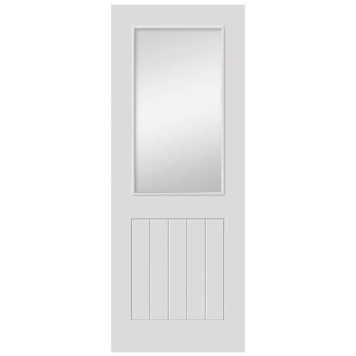 JB Kind Thames White Primed 1-Lite 5-Panels Internal Glazed Door