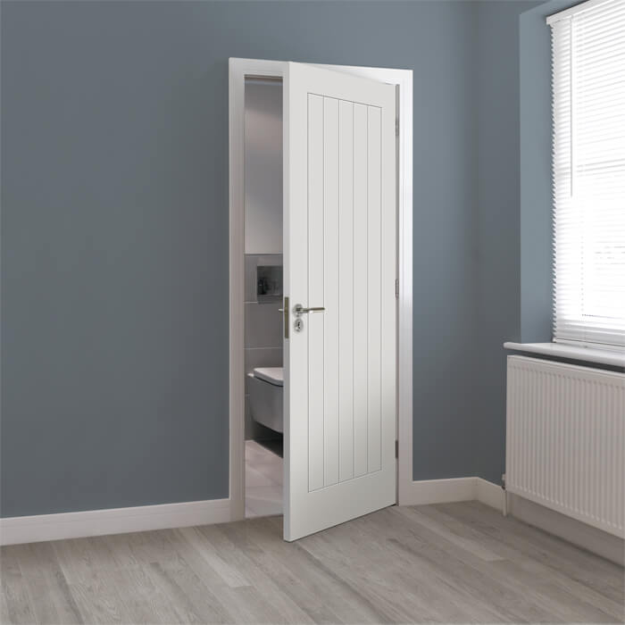 JB Kind Thames White Primed 5-Panels Internal Door