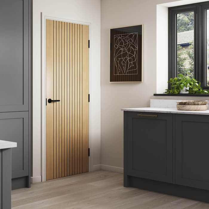 JB Kind Aria Pre-Finished Oak Laminate Internal Fire Door