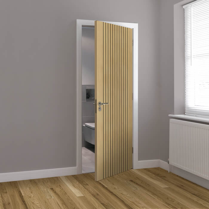 JB Kind Aria Pre-Finished Oak Laminate Internal Fire Door