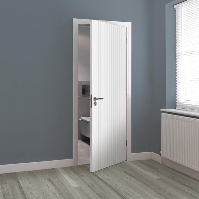 JB Kind Aria White Primed Internal Door