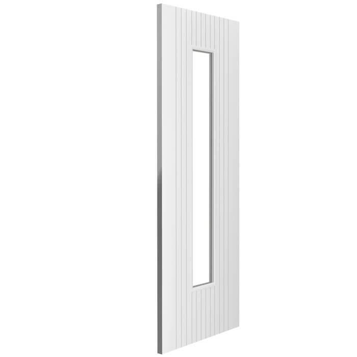 JB Kind Aria White Primed 1-Lite Internal Glazed Door