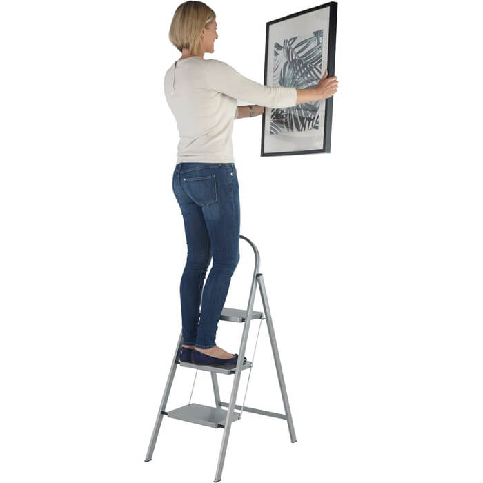 Werner Handy Grey Stepstool