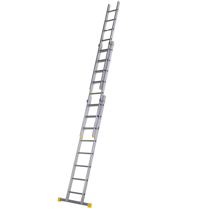 Werner Square Rung Triple Extension Ladder