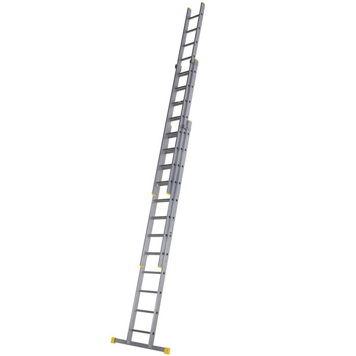 Werner Square Rung Triple Extension Ladder