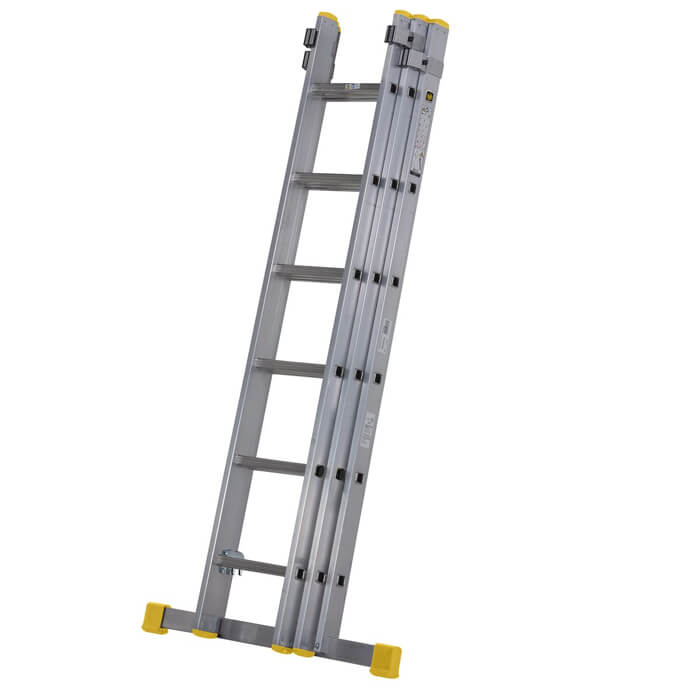 Werner Square Rung Triple Extension Ladder