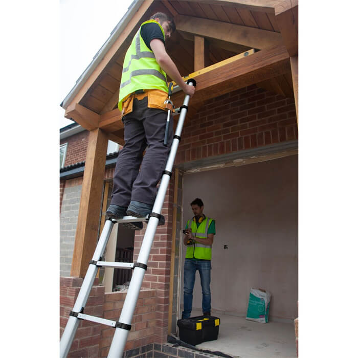 Werner Telescopic Extension Ladder