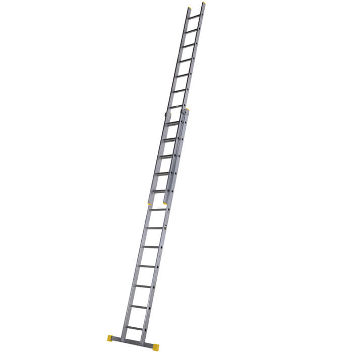 Werner Square Rung Double Extension Ladder