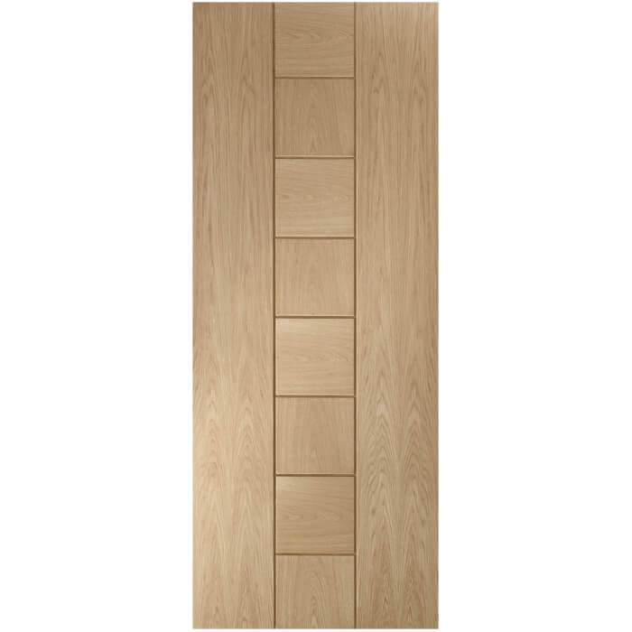 XL Joinery Messina Clear Lacquer Oak 8-Panels Internal Door