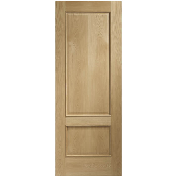 XL Joinery Andria Clear Lacquer Oak 2-Panels Internal Door