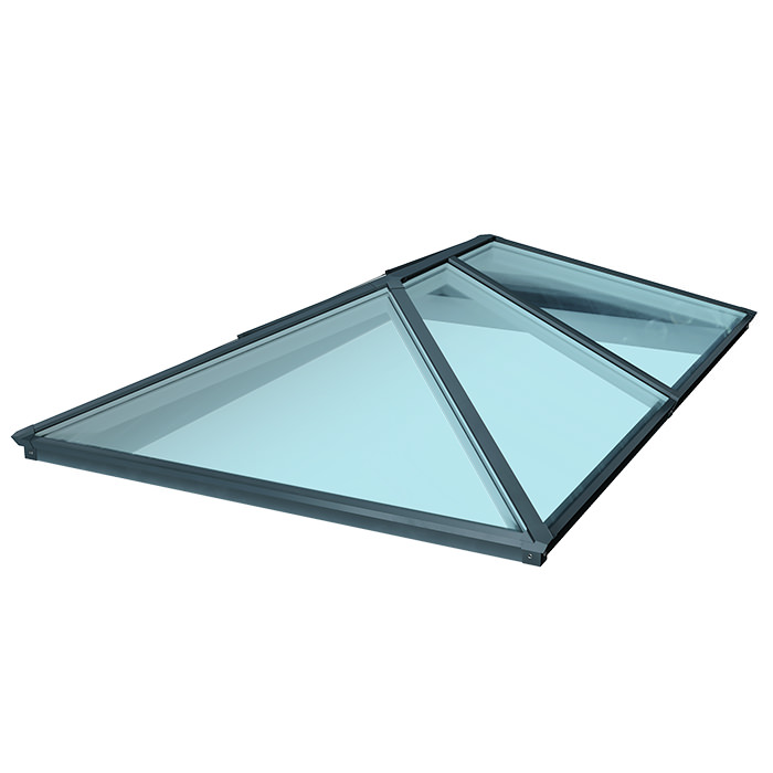 Brett Martin 6-Panes Aluminium Roof Lantern with Blue Glazing