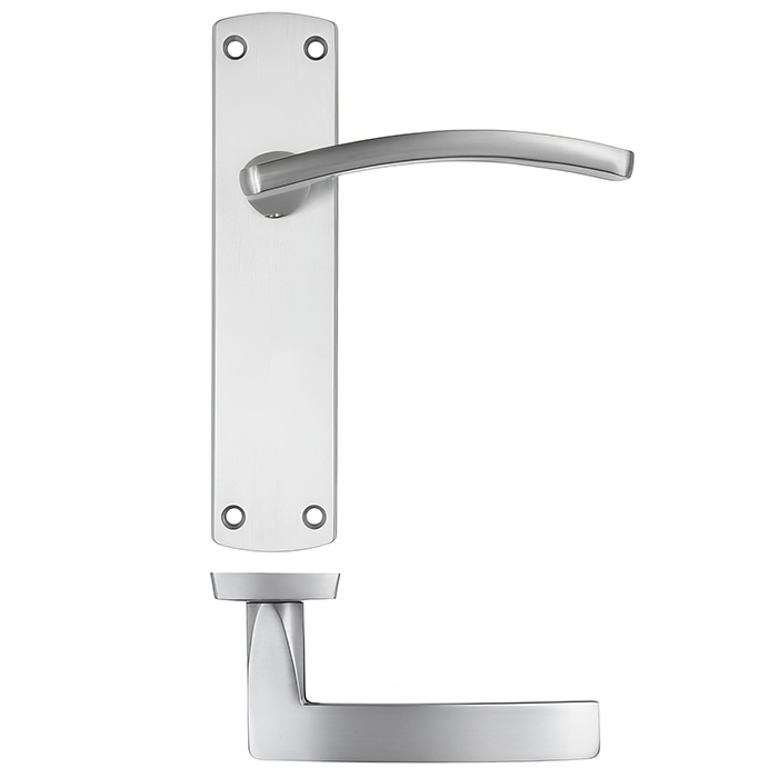 LPD Ironmongery Oxford Privacy Handle Latch Pack 170 x 125mm