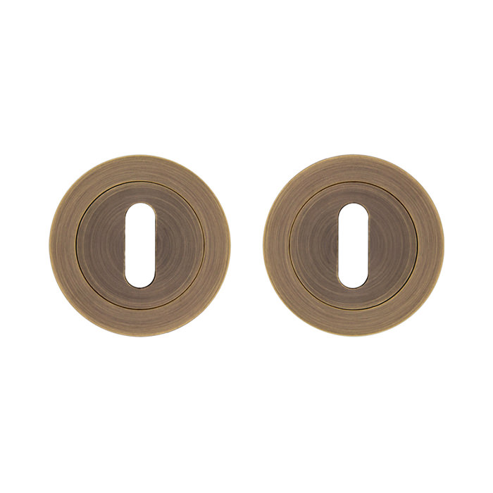 Deanta Round Escutcheon Pair