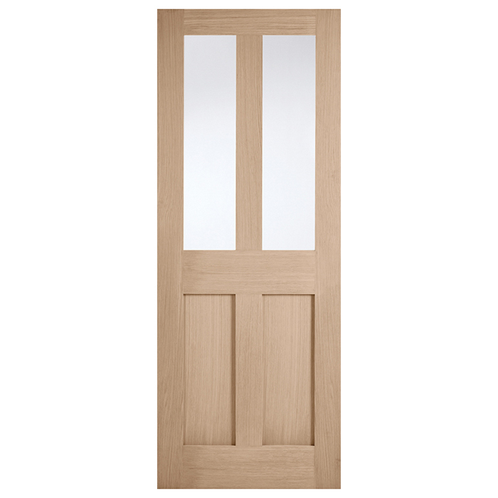 LPD London Pre-Finished Oak Internal Glazed Door