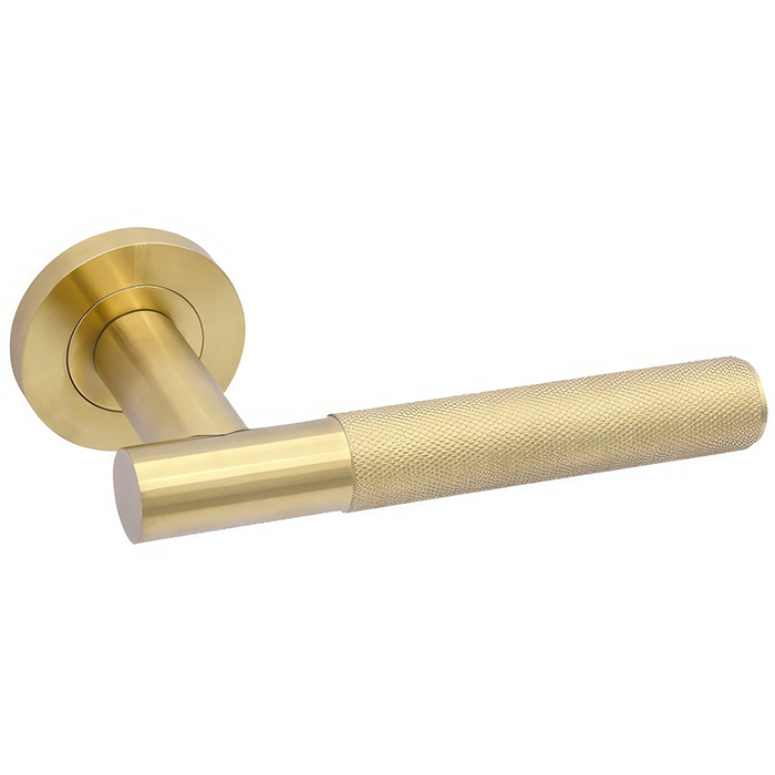 LPD Ironmongery Lugano Handle Standard Latch Pack 50 x 145mm